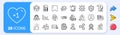 Diagram chart, Ranking stars and Creative painting line icons. For web app, printing. App line icons. Vector