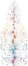 A diagram of a DNA microarray used for measuring the expression levels of thousands of genes simultaneously