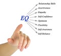 Diagram of EQ Royalty Free Stock Photo