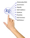 Diagram of EQ Royalty Free Stock Photo