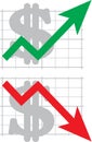 Diagram of an exchange rate.