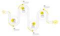 Diagram graph, 24h service and Fast recovery icons set. Recycle sign. Vector