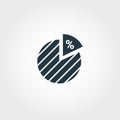 Diagram icon. Monochome premium design from business icons collection. UX and UI simple pictogram diagram icon