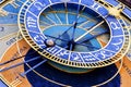 The dial of the astronomical clock in Prague Royalty Free Stock Photo