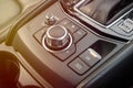 Dial control Car audio system control buttons Royalty Free Stock Photo