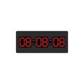 dial digital clock icon vector illustration design Royalty Free Stock Photo