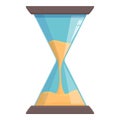 Dial image hourglass icon cartoon . Waiting loading