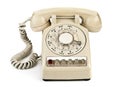 Dial retro phone Royalty Free Stock Photo