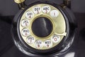 The Dial of a Rotary Dial Phone Royalty Free Stock Photo