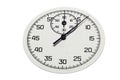 The dial of a stop watch counting the seconds Royalty Free Stock Photo