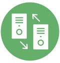 Dialed and received calls Isolated Vector Icon which can easily modify or edit