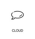 Dialog cloud icon Royalty Free Stock Photo
