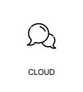 Dialog cloud icon Royalty Free Stock Photo