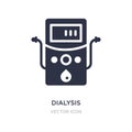 dialysis icon on white background. Simple element illustration from Technology concept Royalty Free Stock Photo