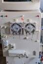 Dialysis machine closeup Royalty Free Stock Photo