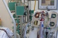Dialysis machine in ICU in hospital, a place where can be treated patients with pneumonia caused by coronavirus covid-19