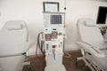 Dialysis machine in a medical center Royalty Free Stock Photo