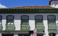 Colonial facade in historic city of Diamantina, Minas Gerais Royalty Free Stock Photo