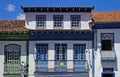 Colonial facade in historic city of Diamantina, Minas Gerais Royalty Free Stock Photo