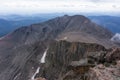 The diamond as seen from Longs Peak Colorado Royalty Free Stock Photo