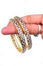 Diamond bangles