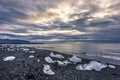 Diamond Beach at JÃÂ¶kulsarlon Glaciar Lagoon, VatnakÃÂ¶kull National Park, Sudurland, Iceland