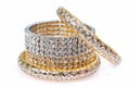 Diamond bracelets Royalty Free Stock Photo