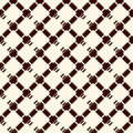 Diamond checkered background. Seamless surface pattern with repeated diagonal crossed hatched lines. Grid wallpaper