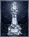 Diamond chess Bishop card