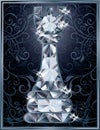 Diamond chess Rook card