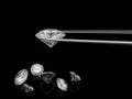 Diamond classic cut Royalty Free Stock Photo