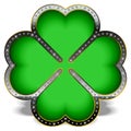 Diamond Clover Royalty Free Stock Photo