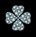 Diamond Clover Royalty Free Stock Photo