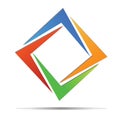 Diamond colorful logo