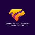 Diamond Colorful Vector Template Design Illustration