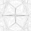 Diamond Crystal Geometric Pattern Structure Vector