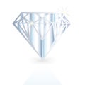 Diamond,crystal vector illustration