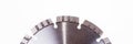 Diamond cutting disc for concrete. Panoramic image Royalty Free Stock Photo