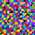 Diamond Dazzle: An image of a geometric pattern created with diamond shapes, in a dazzling array of bright and bold colors4, Gen