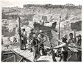 The diamond diggings at Kimberley-Kopje in 1872