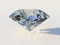 Diamond with dispersion Royalty Free Stock Photo