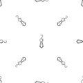 Diamond earring pattern seamless vector