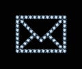 Diamond Email Icon Royalty Free Stock Photo