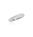 Diamond engagement anniversary eternity ring for wedding Royalty Free Stock Photo