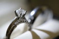 Diamond Engagement Ring Royalty Free Stock Photo