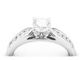 Diamond Engagement Ring Royalty Free Stock Photo