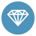 diamond, event bold vector icon which can easily edit Royalty Free Stock Photo