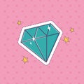 Diamond gem patch fashion badge sticker decoration icon