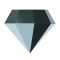 Diamond gem stone high quality 3D render illustration icon.