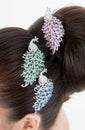 Diamond hair pin Royalty Free Stock Photo